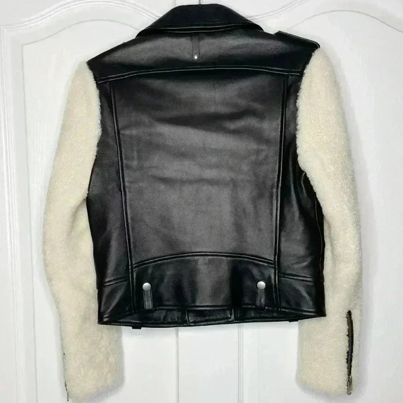 NWOT Mackage Baya Leather Moto Jacket Size Small - Picture 11 of 14
